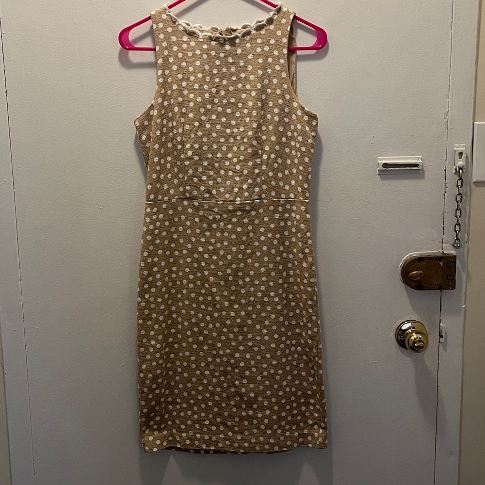 Ann Taylor Cream Petite Dress